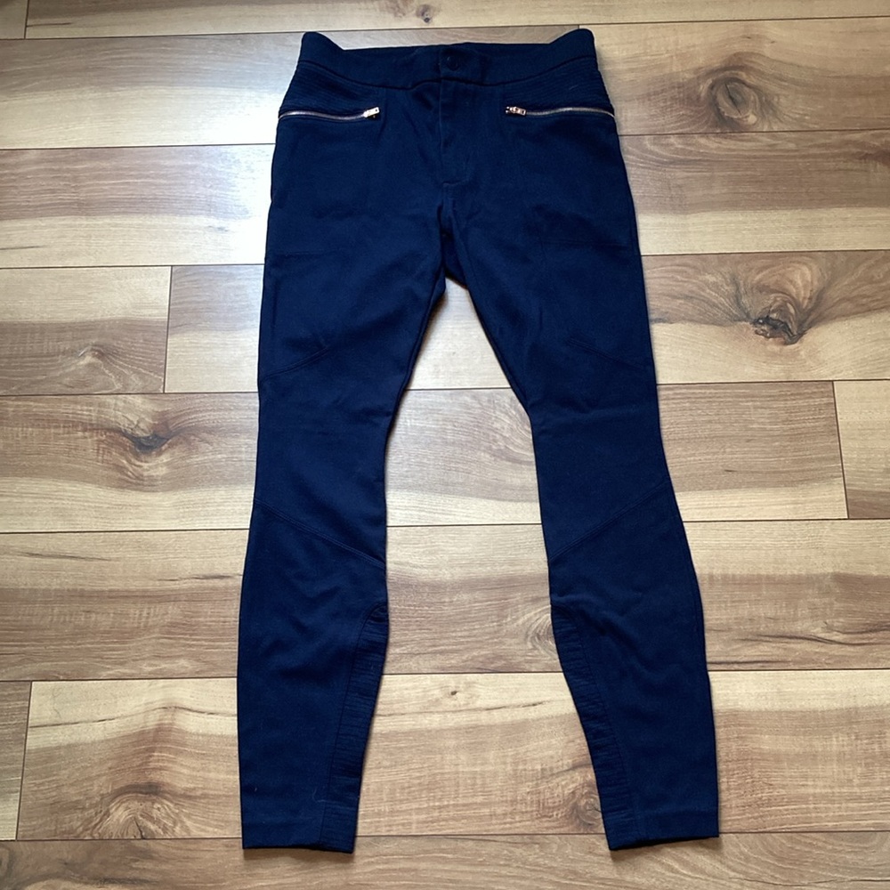 Athleta Ponte Moto Twill Skinny Pants. Size 6 - Picture 3 of 12